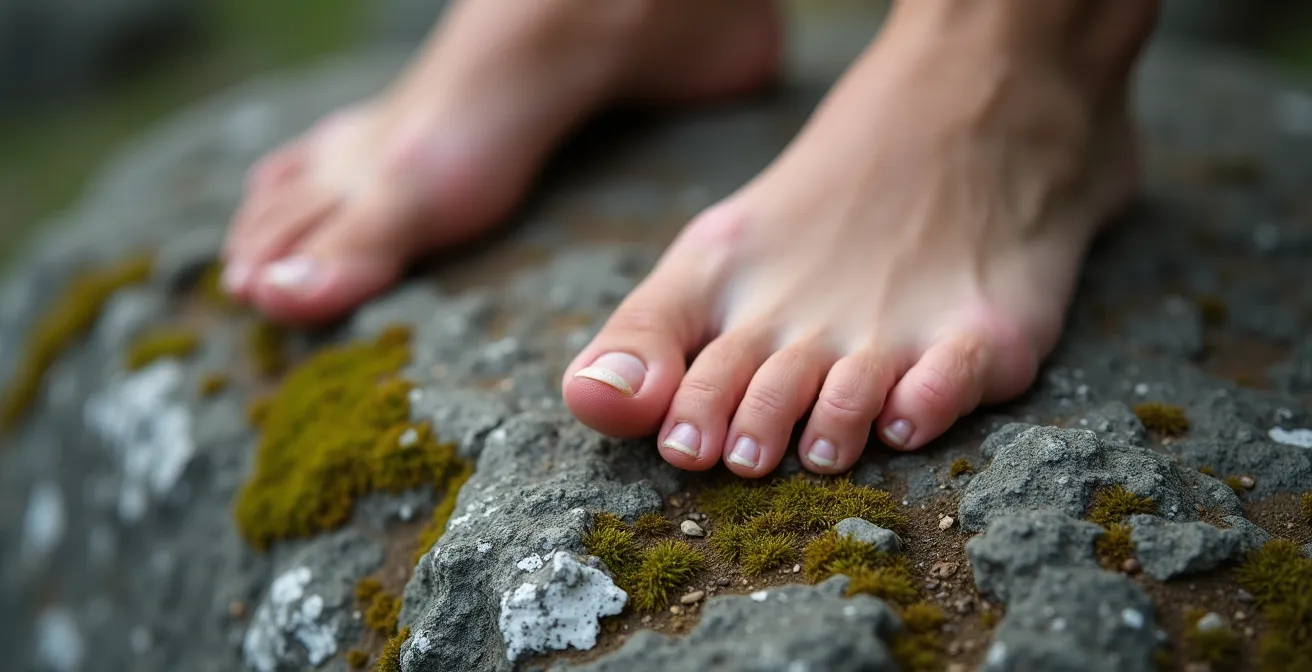 Dynamisches Propriozeptionstraining auf unebenem Alpenterrain