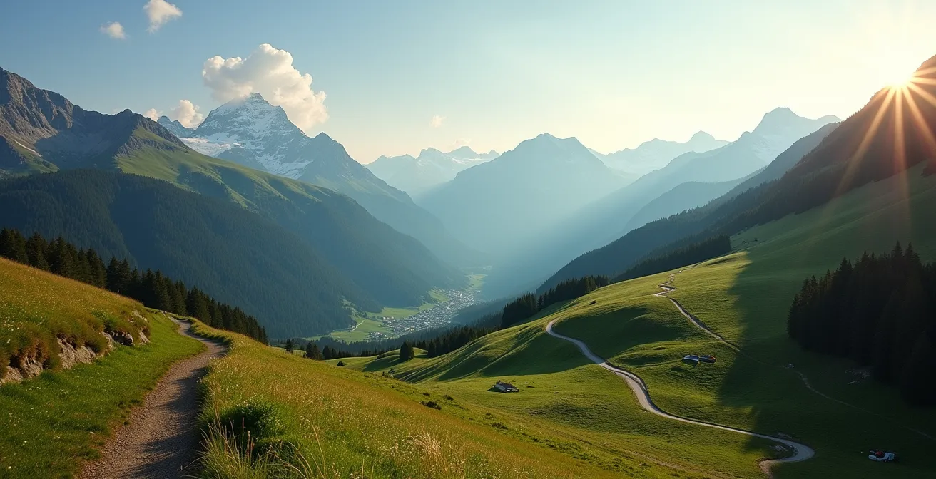 Trainingsperiodisierung über 12 Monate in der Schweizer Berglandschaft